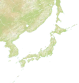 East Asia height map