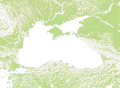 Black Sea height map